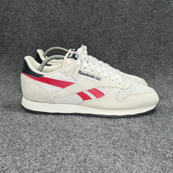 Reebok Classic Human Rights Now Shoes Mens 12 White Suede Retro Athletic Sneaker